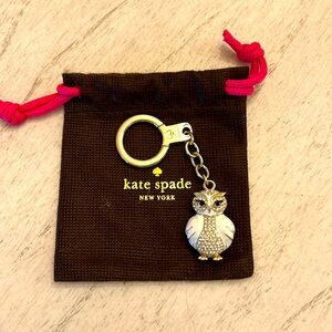 NWOT Kate Spade Owl Keychain